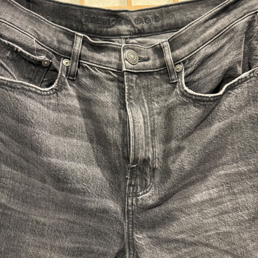 Black American Eagle Baggie Jeans